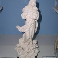 La statue de Notre-Dame de l'Assomption, l'Église de Sainte-Marie, Pointe-de-l'Église